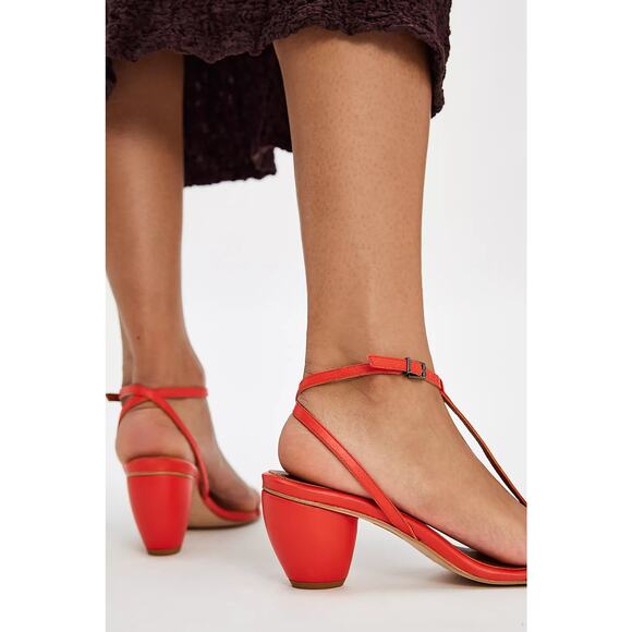 Free People La La Land Leather Strappy Heels - US 8 - Picture 3 of 3